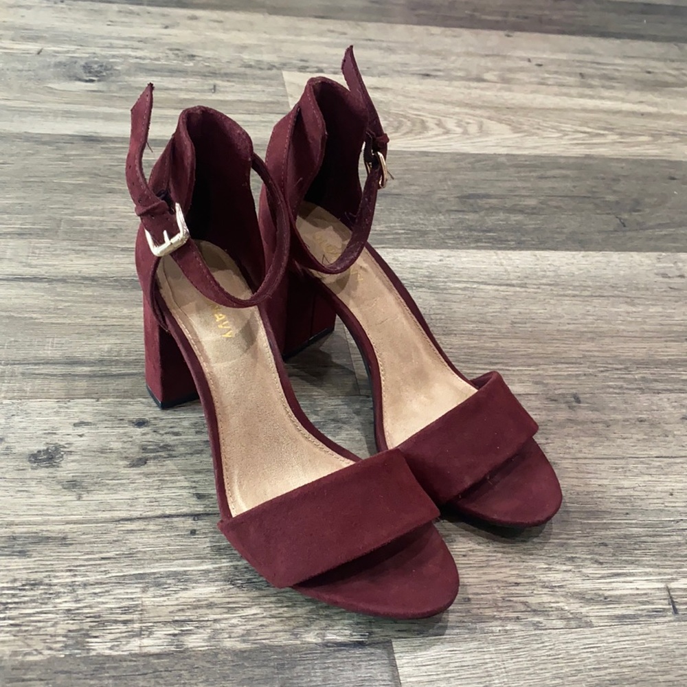 Maroon High Heels